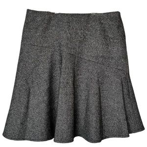 DKNY City Black and White Tweed Wool Skirt Size 4